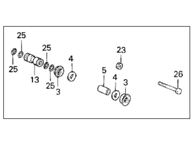 Honda 06542-SH3-010 Bush Kit, Change