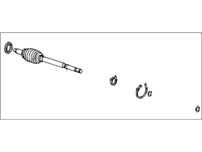 1989 Honda CRX Axle Shaft - 44010-SH3-A02