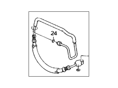 Honda 80315-SH3-A12 Hose, Discharge (Matsushita)