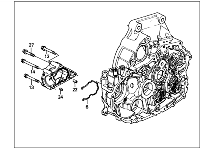 Honda Civic Bellhousing - 21010-PS5-020