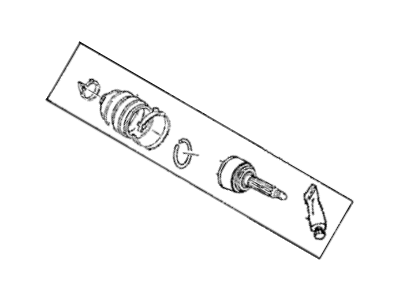 1990 Honda CRX CV Joint - 44014-SE0-000