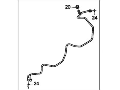 Honda 80341-S5D-A02 Pipe, Receiver