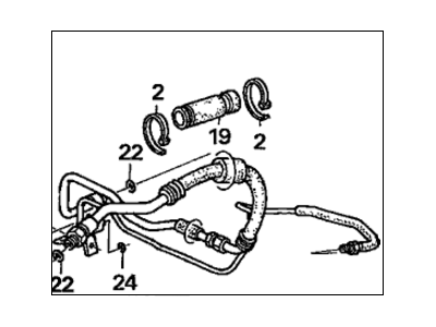 Honda 80325-S5D-A12 Pipe Assembly, Air Conditioner