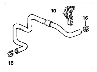 Honda 46402-S5A-L02 Tube Assy., Master Power