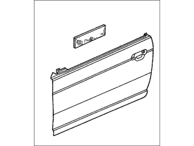 Honda 67151-S5P-305ZZ Skin, L. FR. Door