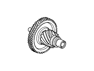 Honda 23231-PLY-901 Shaft, Secondary Gear