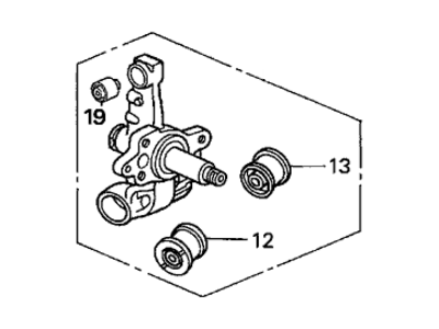 Honda 52210-S5D-701 Knuckle Complete, Right Rear