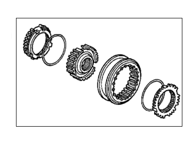 Honda 23626-PLW-305 Sleeve Set, Synchronizer (5)