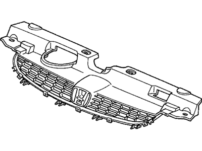 Honda 71121-S5P-A02 Base, Front Grille