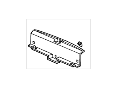 Honda 84640-S5P-A00ZB Lining Assy., RR. Panel *NH167L* (GRAPHITE BLACK)