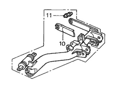 Honda 52371-S5A-A40 Arm, Left Rear Trailing