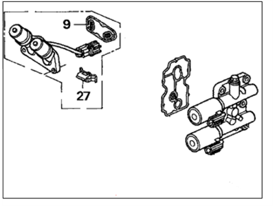 Honda 28015-PLX-305 Solenoid Set, Shift