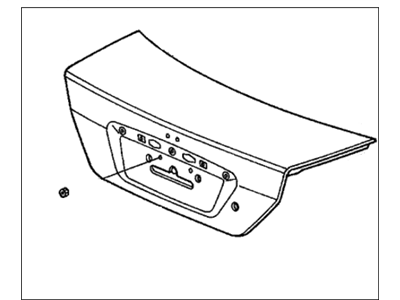 Honda 68500-S5P-A80ZZ Lid, Trunk (DOT)