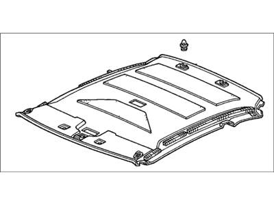 Honda 83200-S5P-A31ZA Lining Assy., Roof *NH293L* (SEAGULL GRAY)