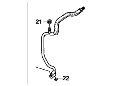 Honda 80311-S5D-A12 Pipe, Suction