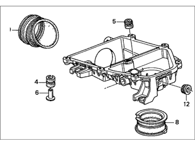 Honda 17205-PLC-000 Case Set, Air Cleaner