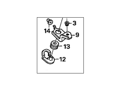 Honda 17231-PLC-010 Stay Assy. A, Air In.