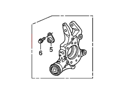 Honda 52210-TR0-A50 Knuckle, Right Rear