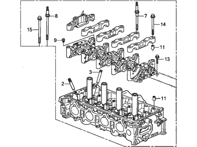 Honda Accord Cylinder Head - 12100-R40-A02