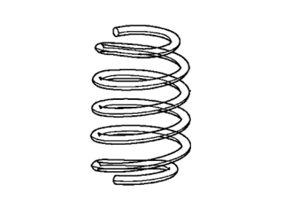 Honda 51406-TR0-A01 Spring, Left Front