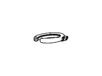Honda 51686-SNA-A02 Rubber, Left Front Spring (Lower)