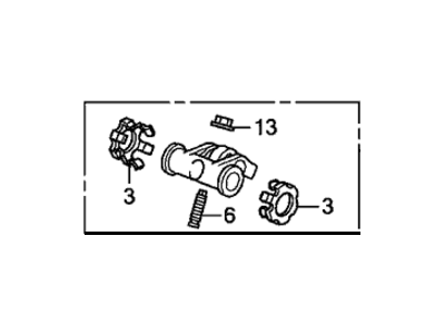 Honda 14624-R40-A01 Arm Assembly, Exhuast Rocker