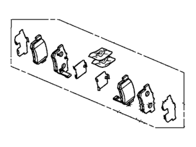 Honda 43022-TR0-A01