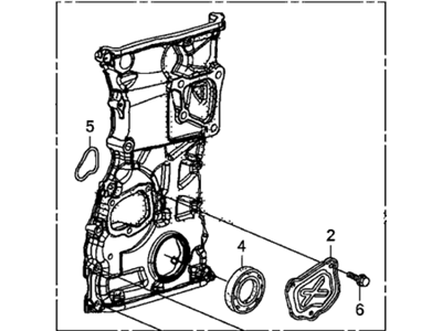 Honda 11410-REZ-A01 Case Assembly, Chain