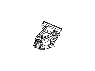 2014 Honda Civic Exhaust Heat Shield - 18120-RX0-A00