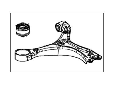 Honda 51350-TR7-A11 Lower Arm Complete, R