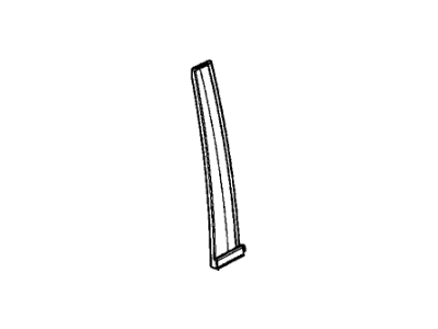 Honda 72470-TR3-A01 Garnish, L. FR. Door Sash