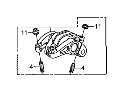 Honda 14620-RNA-A01 Arm Assembly, Rocker