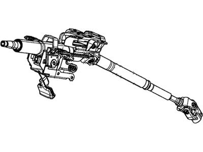 Honda 53200-TR0-A02 Column Assembly, Steering (Driver Side)