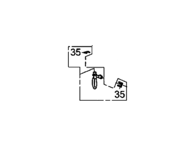 Honda Fit EV Brake Line - 01466-TR0-A00