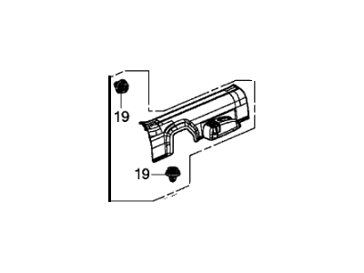 Honda 84251-TR3-H04ZD GARNISH, L. *G69L*