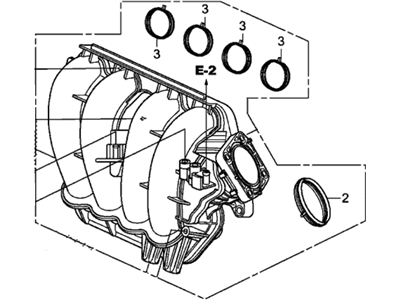 Honda 17100-R40-A00