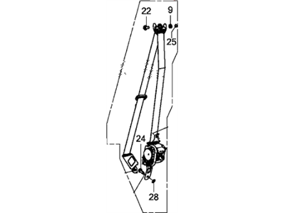 Honda 04818-TR3-A00ZA Tongue Set, Left Front Seat Belt (Outer) (Olive)