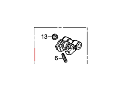 Honda 14620-R44-A10 Arm Assembly, Rocker