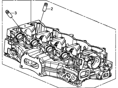 Honda 12200-R1A-A00 Cylinder Head