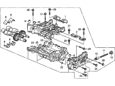 Honda 15100-R40-A02 Pump Assembly, Oil