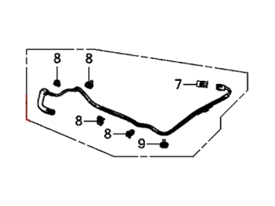 Honda 39156-TR0-A02 Sub-Feeder, Antenna