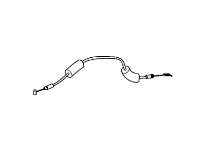 Honda 72631-T0A-A01 Cable, Rear Inside H