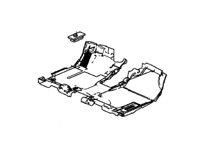 Honda 83301-T0G-A21ZB Carpet As*NH167L*