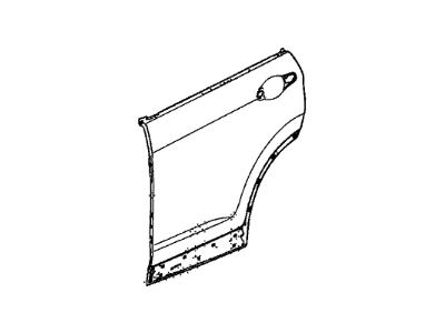 Honda 67611-T0A-A10ZZ Skin, R. RR. Door