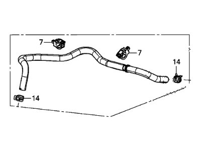 Honda 46402-T0G-A01 Tube Assy,Master