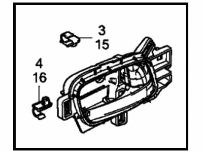 Honda 72660-T0A-A01ZA
