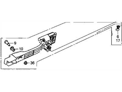 Honda 72642-T0A-A01 Base Comp R,RR