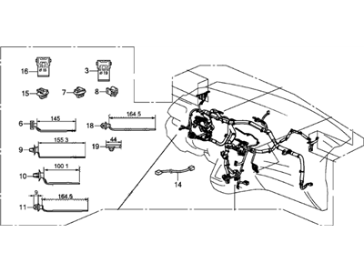 Honda 32117-T1W-A41