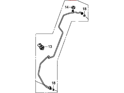 Honda 80341-T0G-A01 Pipe Complete, Receive