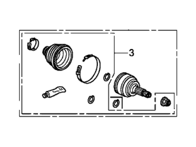 2013 Honda CR-V CV Joint - 44014-T0A-A01